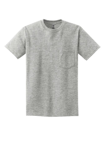 Gildan 100% Cotton T-Shirt w/ Pocket | Sport Gray