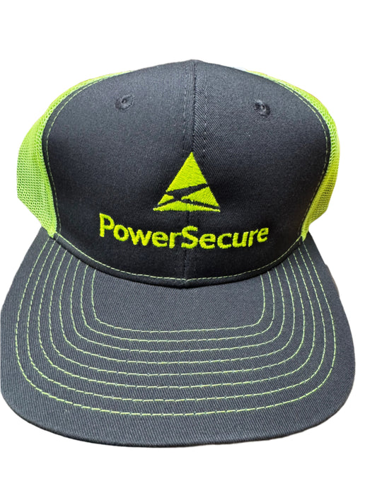 Trucker Hat | Grey Steel + Neon Yellow