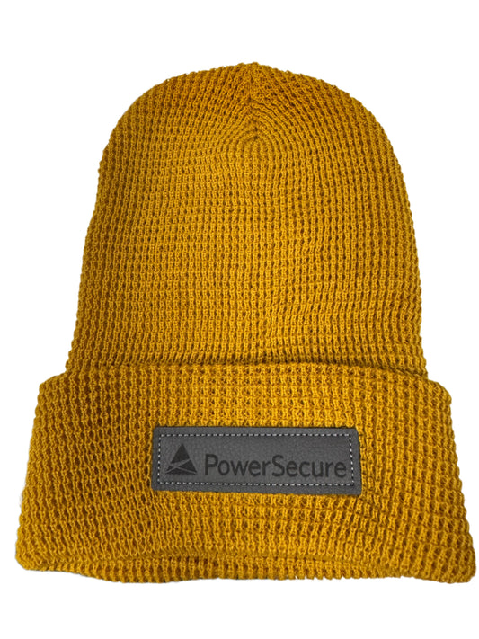 Waffle Knit Beanie | Camel